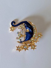 Moon & Stars Enamel Celestial