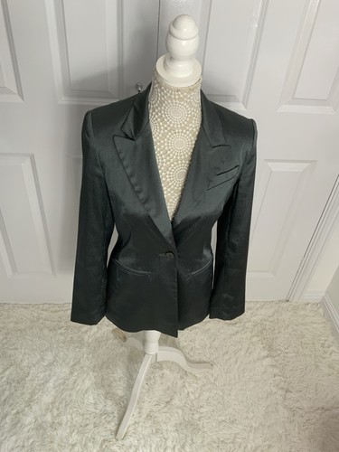 Topshop metallic green - , satin