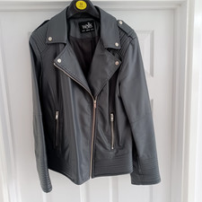 Wallis 'leather' look grey