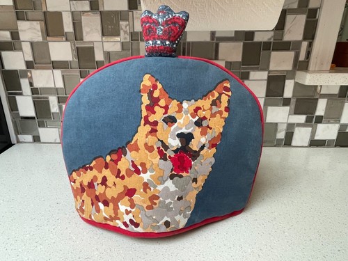 Queen corgi flag tea - tea, cozy