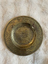 Vintage  Brass Coloured Metal Wall Plate