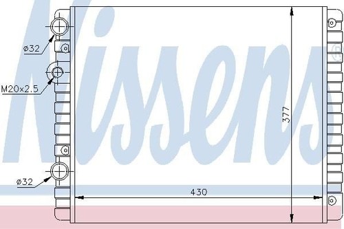Nissens radiator for - nissens,