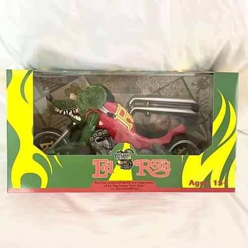 Rat fink bike figure statue - fink,
