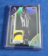Topps Premier League 25/26 Ultra Rare Match Worn Isak Relic 05/10 Newcastle Mint