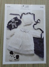 Matinee Set Knitting Pattern