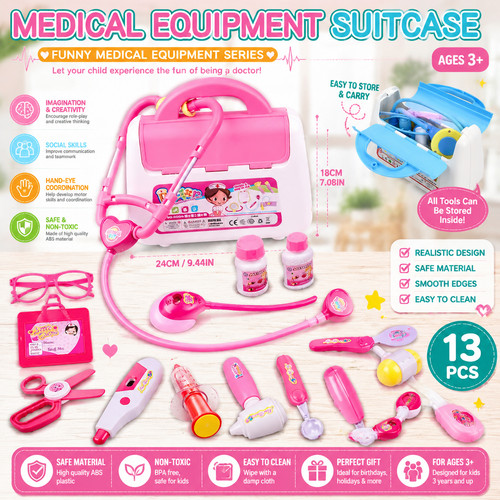 Kids 16pcs doctor play - 16pcs,