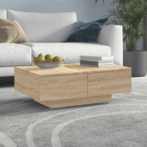 Coffee table engineered wood - engineered,