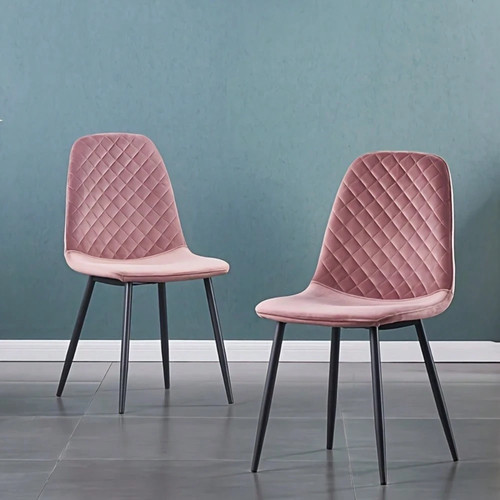 Modern velvet dining chairs - velvet,