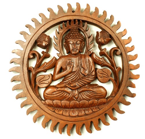 29cm buddha wall plaque - wall,