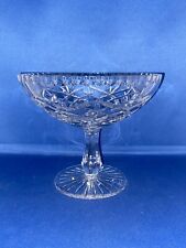 EDINBURGH CRYSTAL GLASS CRYSTAL FRUIT BOWL COMPOTE STEMMED BON BON DISH 14cm