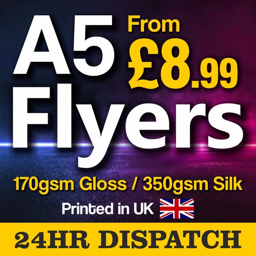 Flyers leaflets printed - a5,