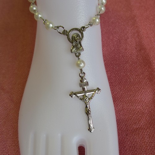Lovely rosary beads anklet - rosary,