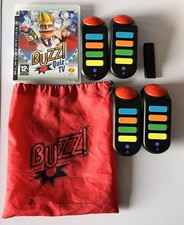 Buzz Quiz TV PlayStation 3 Edition with Buzzers and Dongle - Tested & Working