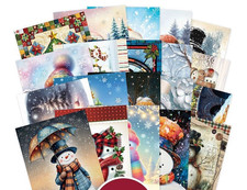Hunkydory-The Little Book of SNOWMEN - 20 pages, Sample