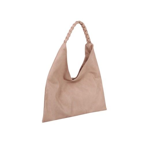 Braided strap slouch hobo - strap,