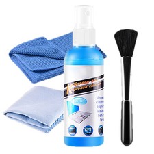 Screen Cleaner Plasma Cloth Brush Cleaning Kit For Laptop Monitor PC LCD Display