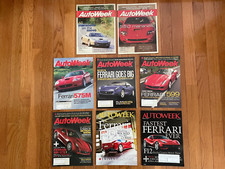 8 AutoWeek Magazines Ferrari