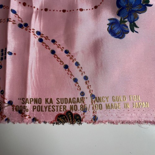 Japanese polyester fabric pink - polyester,