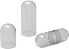 Pure Capsules® Size 000 Clear Body Top Separated Empty Gelatin Capsules