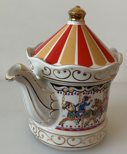 Sadler vintage teapot - vintage, carousel