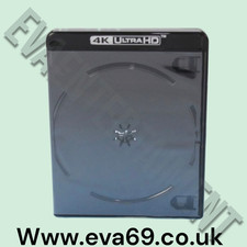 01 x Amaray 4k Cases 2 Disc 15 mm Brand new Replacement UK Made P&P Free