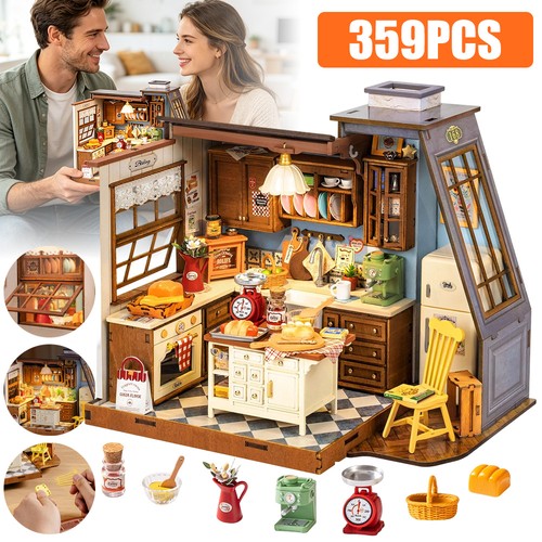 Diy miniature wooden dollhouse - diy,