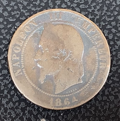 Antique 1864 napoleon - napoleon, iii