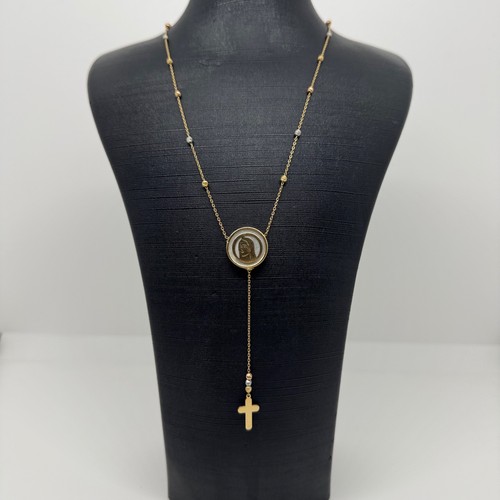 18ct yellow gold - , rosary