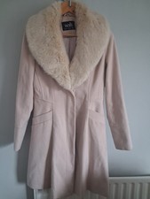 Wallis cream coat - wallis, faux
