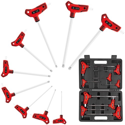 9pc handle allen - handle, wrench