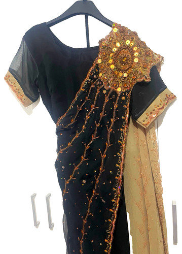 Women georgette saree sari - georgette,