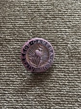 Rare Leeds Camera Club Art Deco Enamelled Button Badge