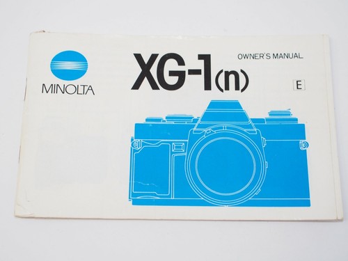 Minolta owners manual - owners,