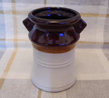 Vintage Brown & Tan Glazed