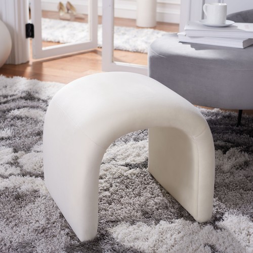 Safavieh kibo ottoman cream - safavieh,