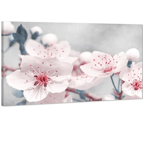 Pink blue flowers floral - pink,