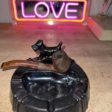 Art Deco Cast Scottie Dog Pipe