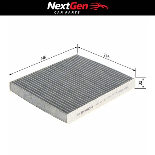 Cabin filter bosch r2357 for - r2357,