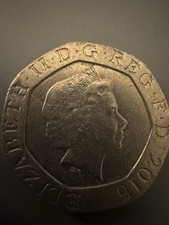 Super Rare Error Mint Coin 20p Twenty Pence Coin UK COIN