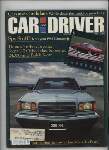 Car and driver - nov, spy