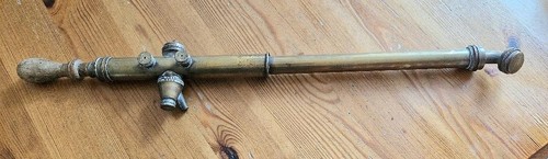 Vintage brass long garden - brass,
