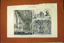 Old antique print - print, blackfriars
