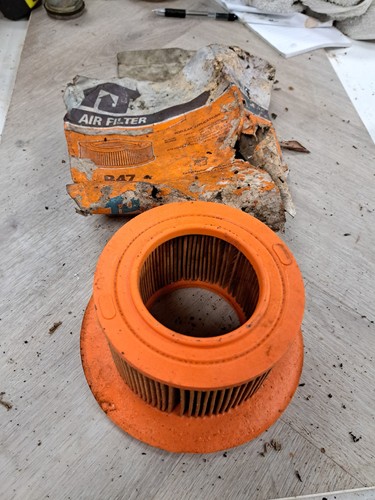 Nos air filter b47 morris - air,