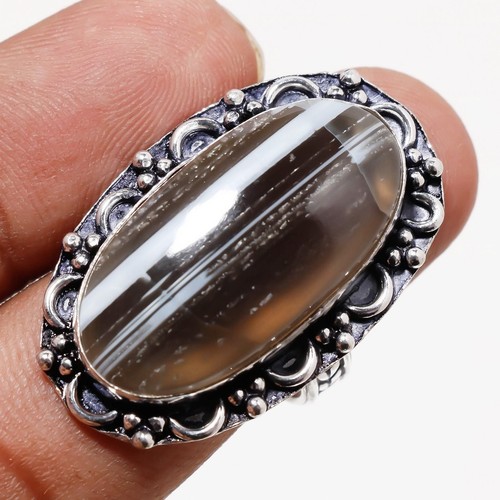 Blue opal gemstone ring - opal,