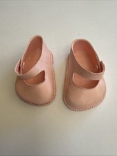 Vintage Cinderella Doll Shoes - Size No. 1 - Pink