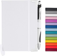 A6 Notebook And Pen Set - 160 Lined Pages (10.5 x 14.85 cm) White Journal Notebo
