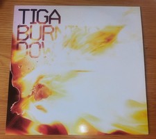 Tiga Burning Down 12" Vinyl Single 2003 Turbo Records TURBO 019