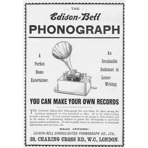 Edison bell phonograph - edison,