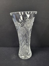 fine cut lead crystal flower