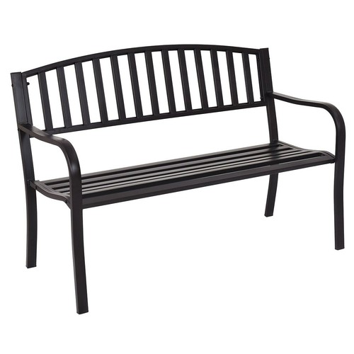 Steel garden bench - steel, outdoor